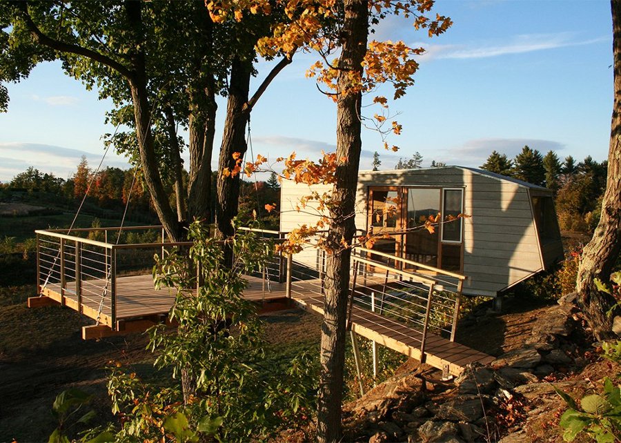 Cliff tree house