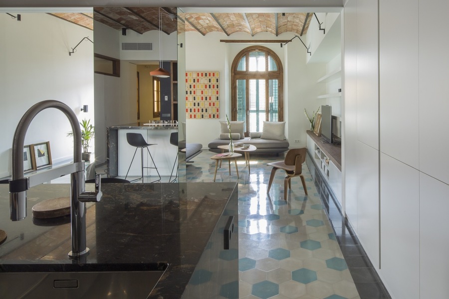 Cocina abierta al salón
