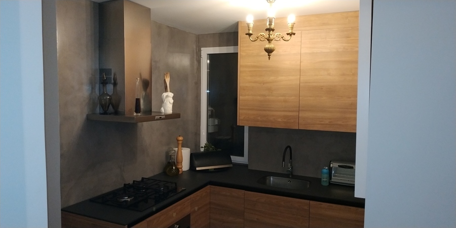 Cocina amueblada