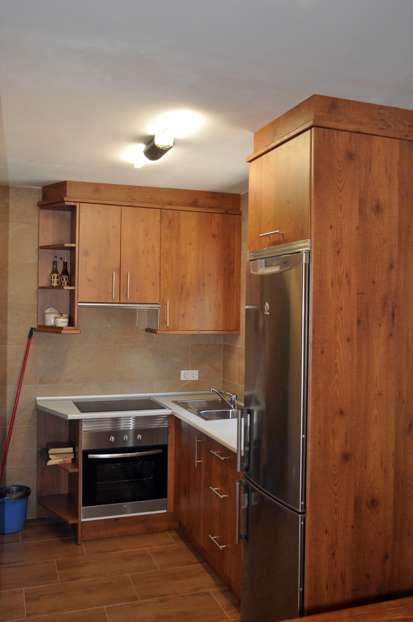 cocina amueblada.