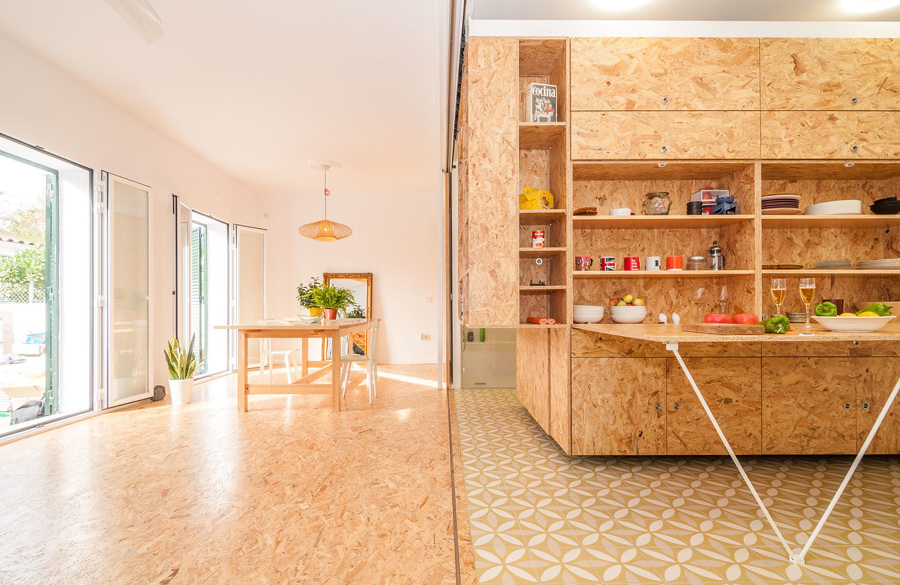 Cocina - Comedor  de madera
