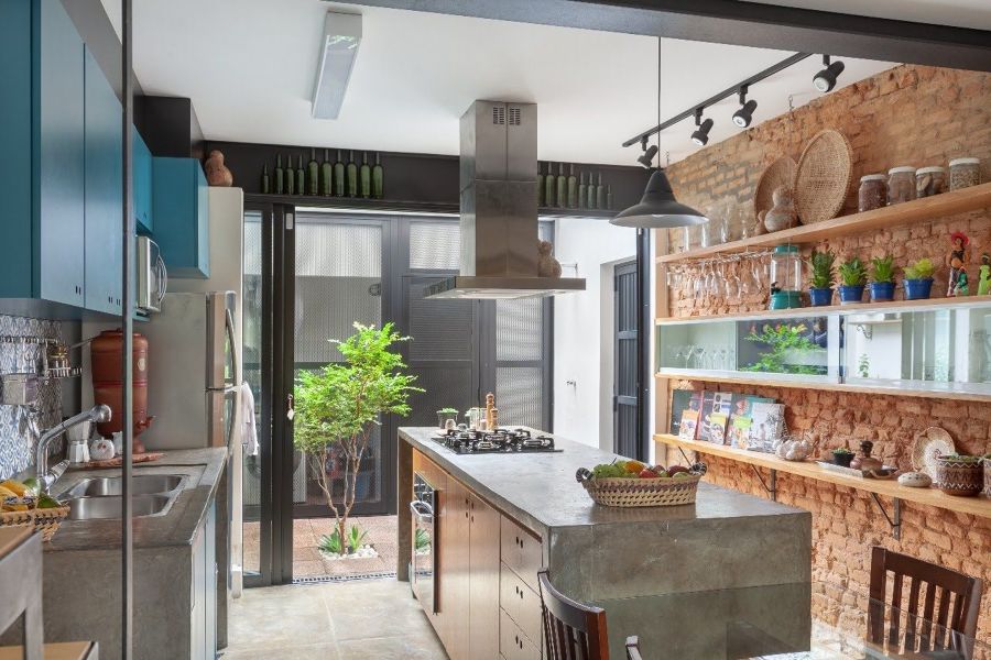 Cocina de estilo industrial