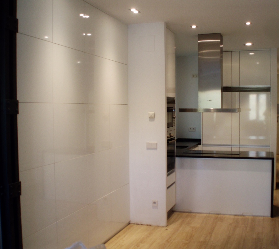 Cocina desde el salón