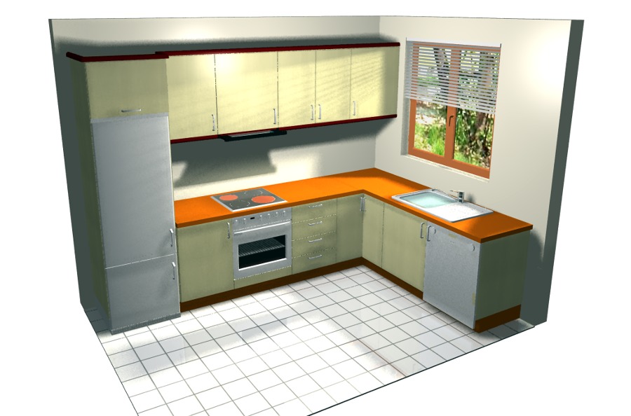 cocina dibujada