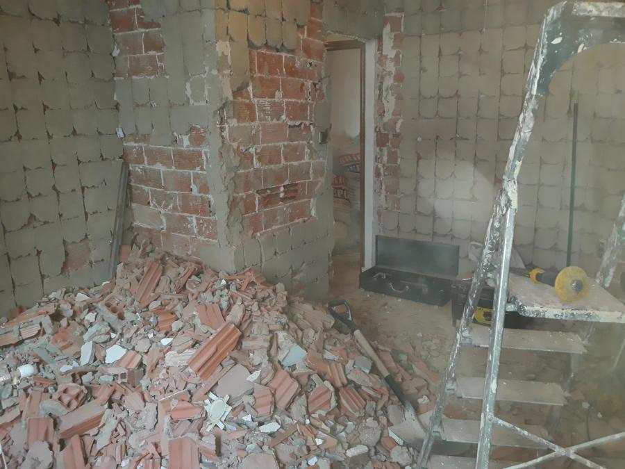 Cocina en proceso de reforma