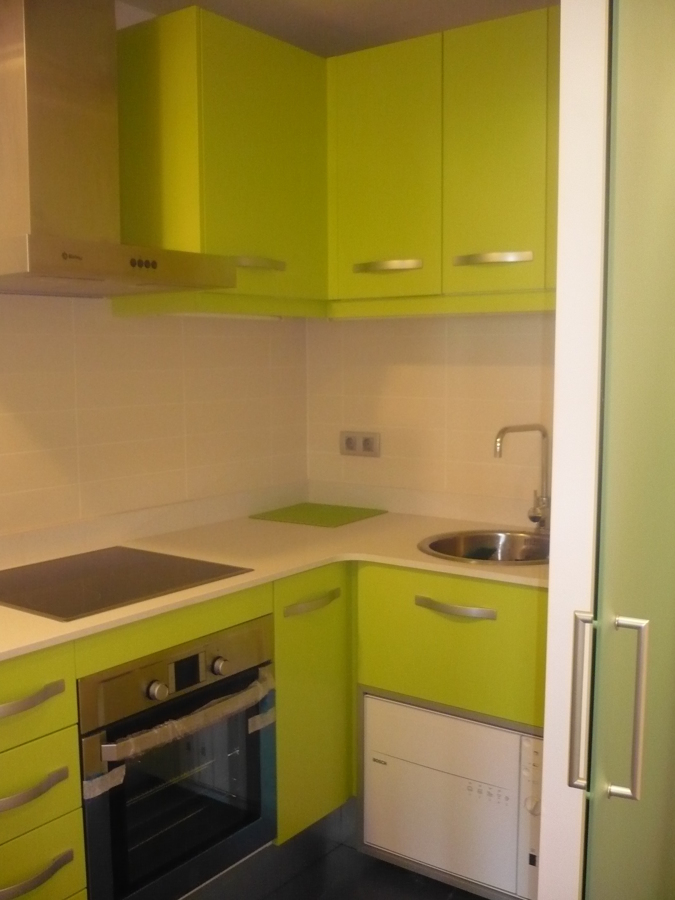 cocina en verde para transmitir energia