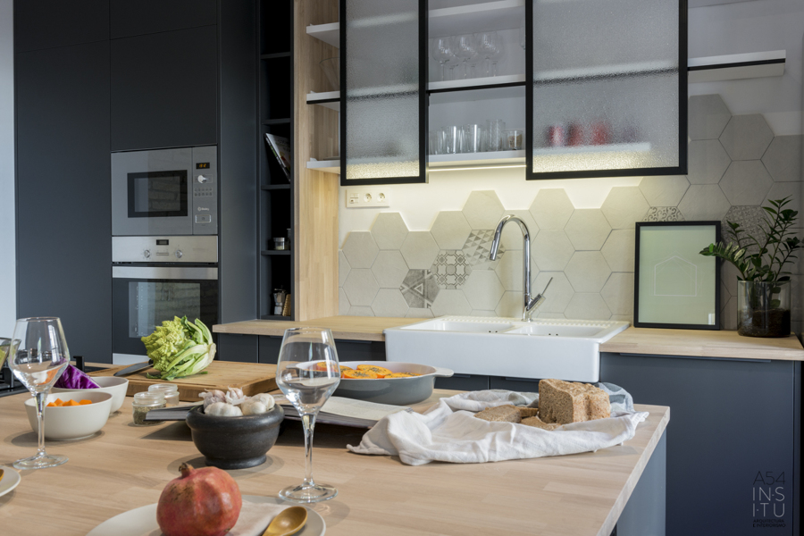 Cocina estilo industrial