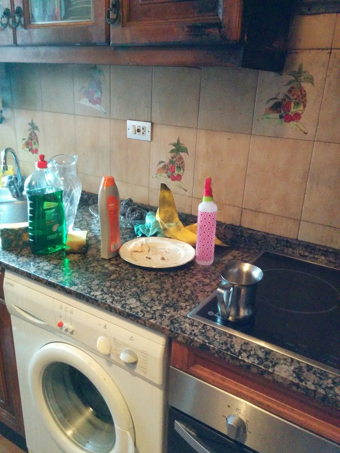 Cocina Incendiada