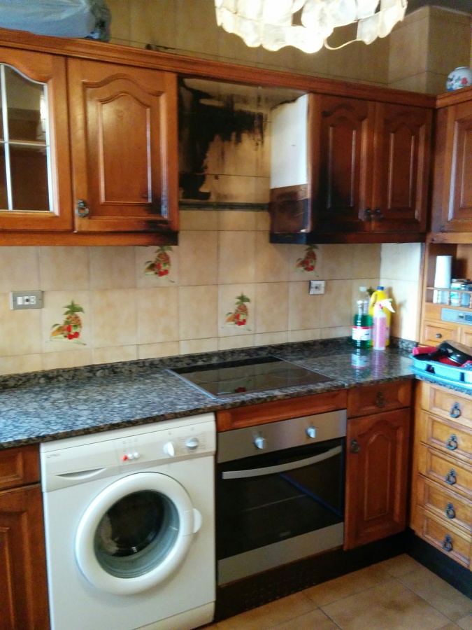 Cocina Incendiada
