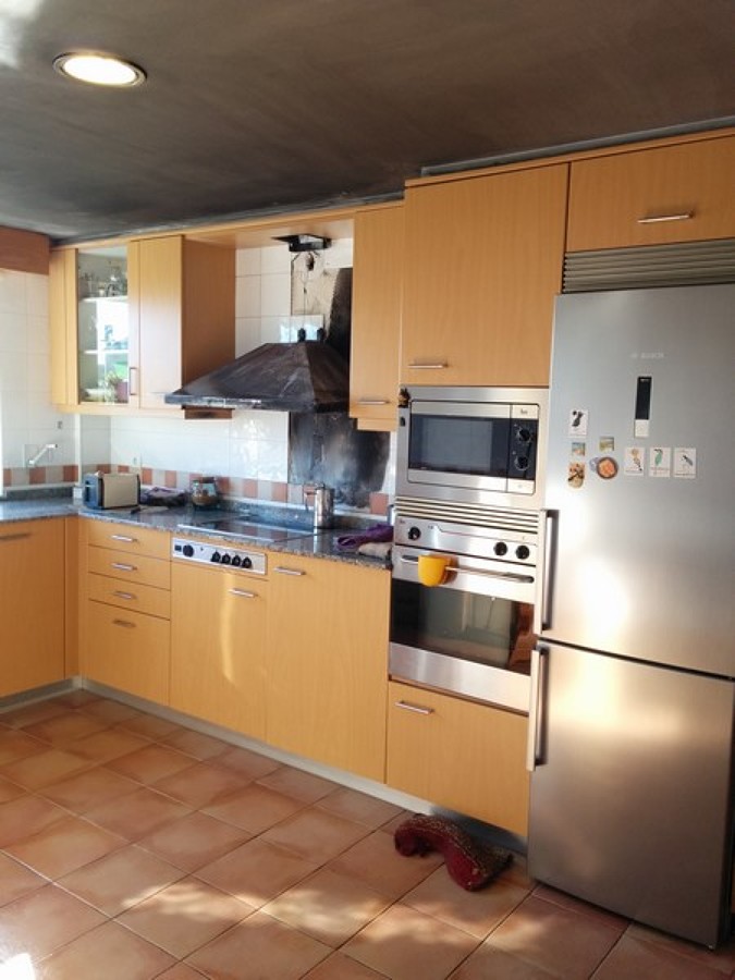 Cocina Incendiada