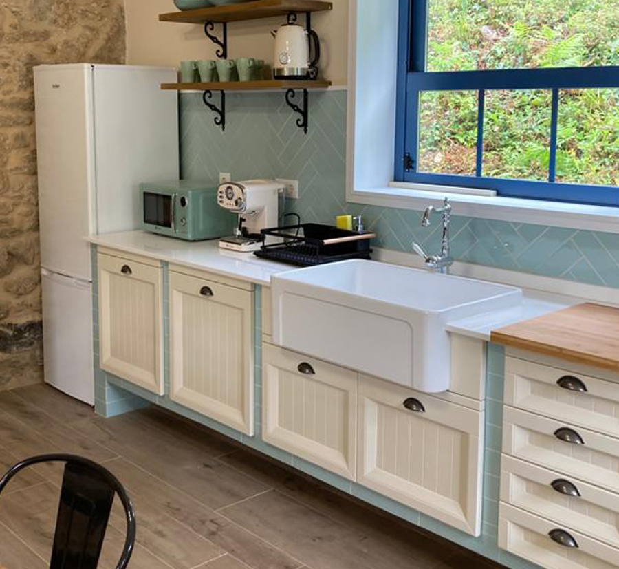 Cocina rústica de obra