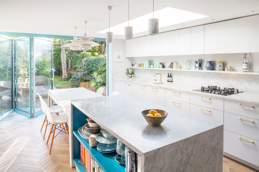 Cocina volcada al exterior 
