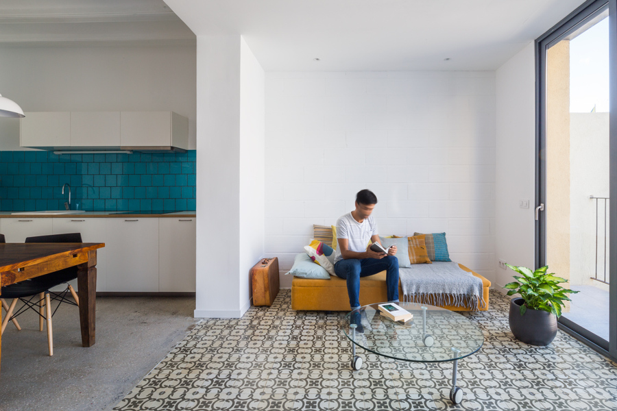 cocina y salón 