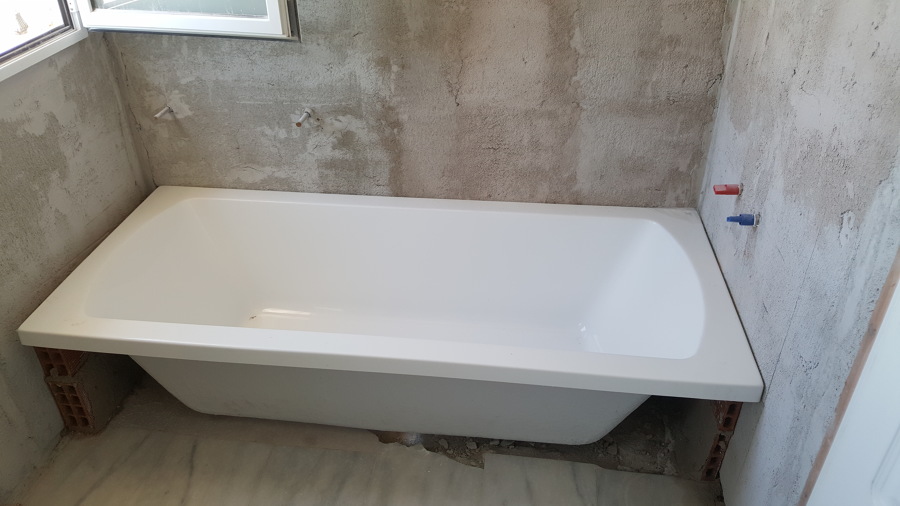 Colocación bañera