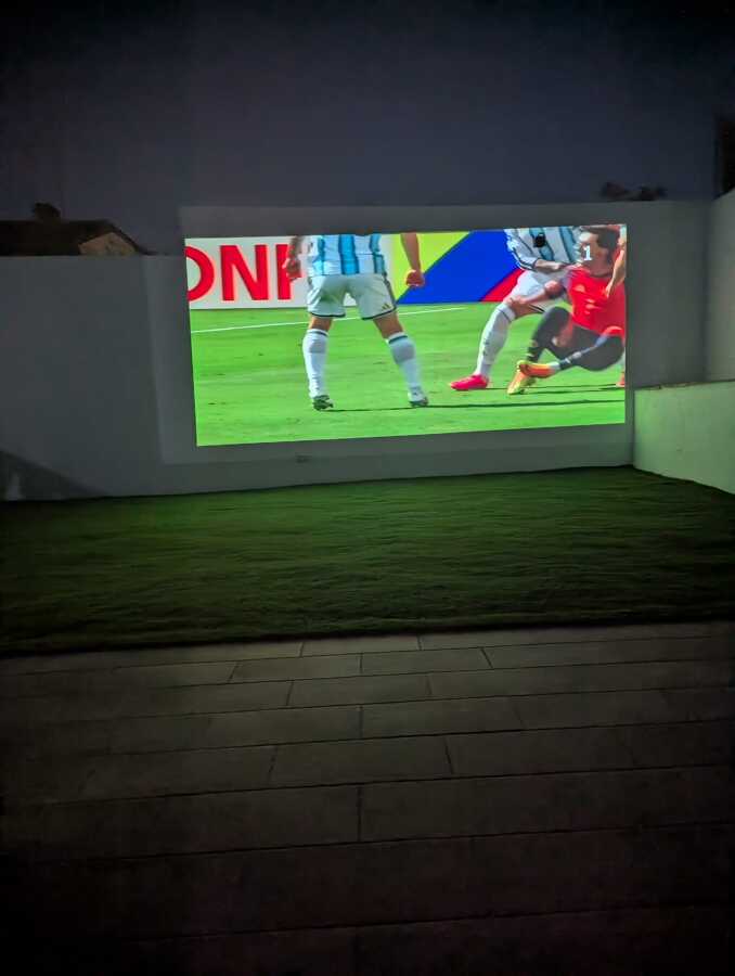 Colocacion proyector TV