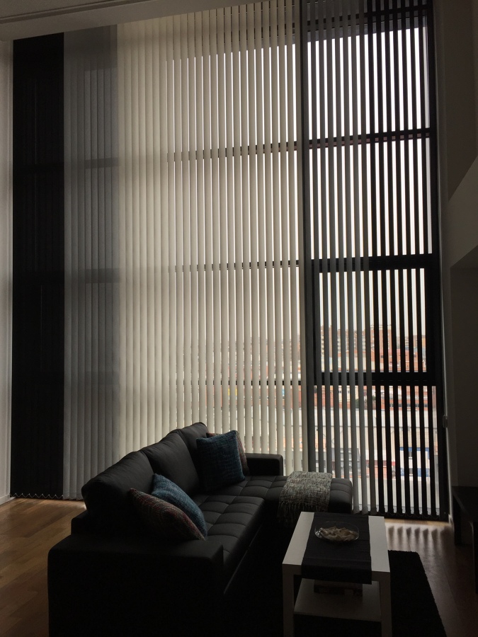 Cortinas Verticales en loft