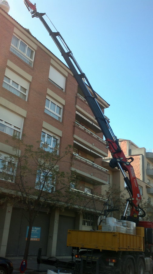 Cubierta a mas de 20 . de altura.