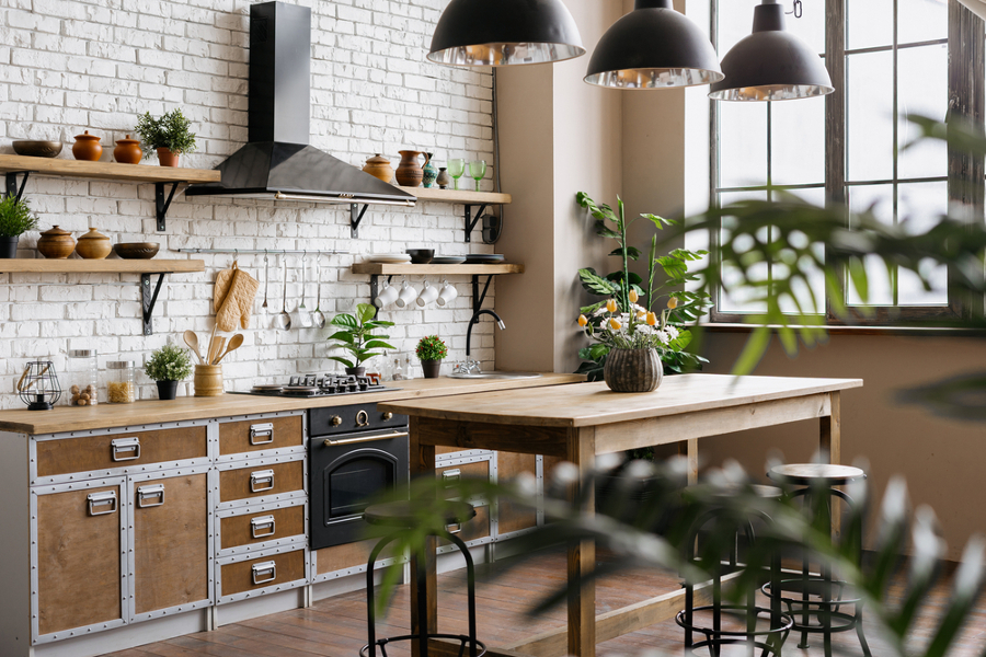 Decoración de locales convertidos en vivienda