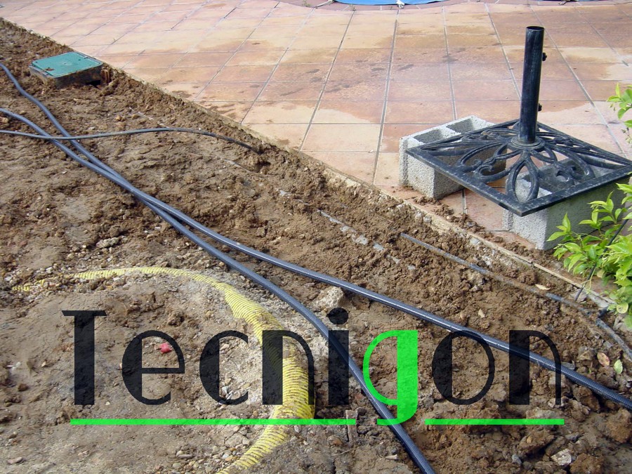 Foto: Detalle Cimentación de Terraza y Canalizaciones de Electricidad