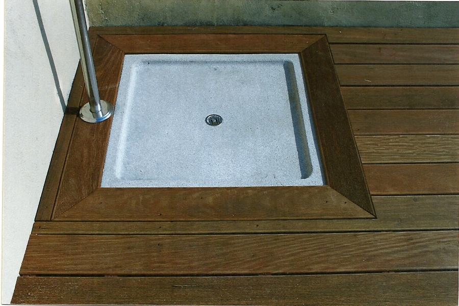 detalle de la ducha