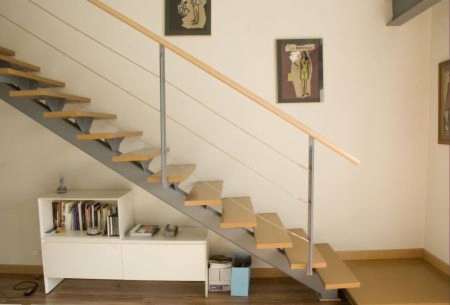 Detalle de la escalera.