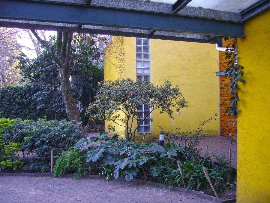 Detalle de la terraza de acceso