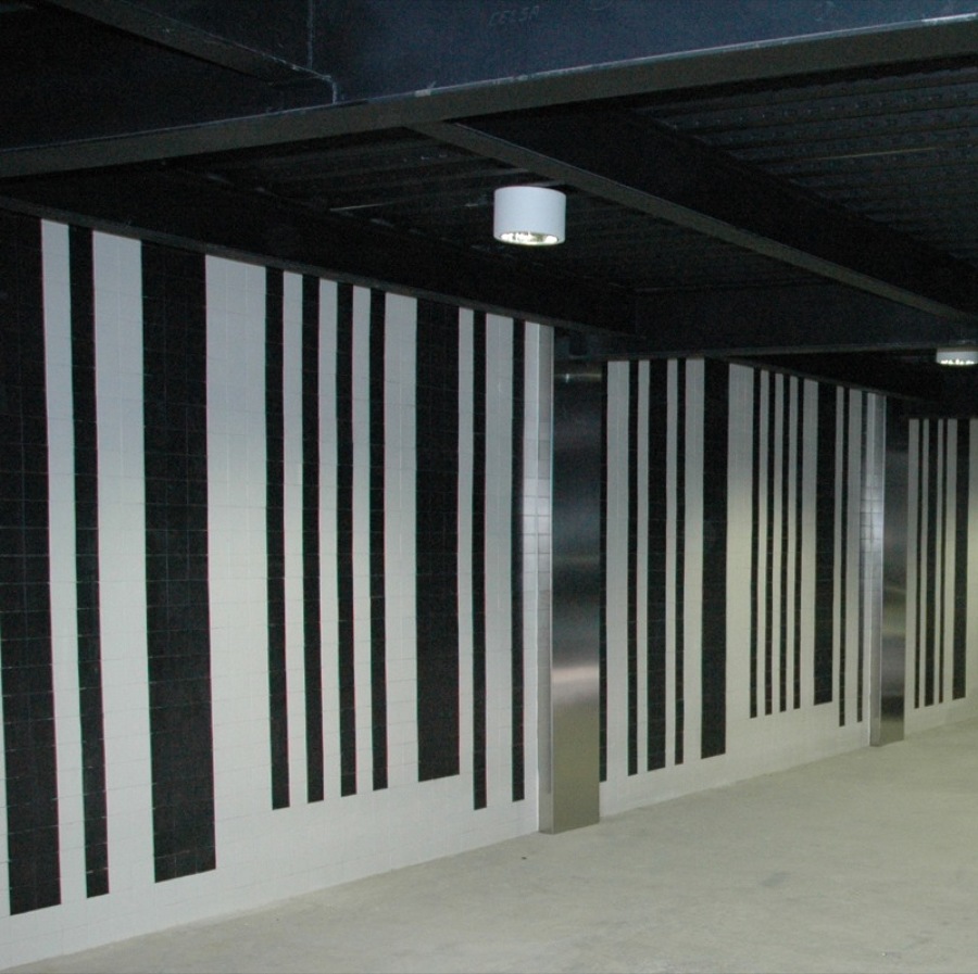 diseño de la zona de parking.