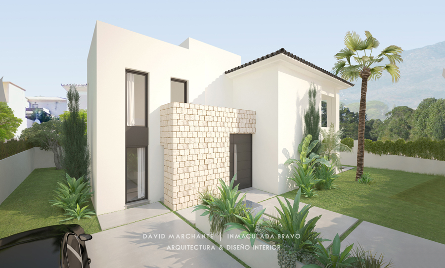 Dmg-Arquitectura - David Marchante - Inmaculada Bravo - Villa Alhaurín - Cam 03 día