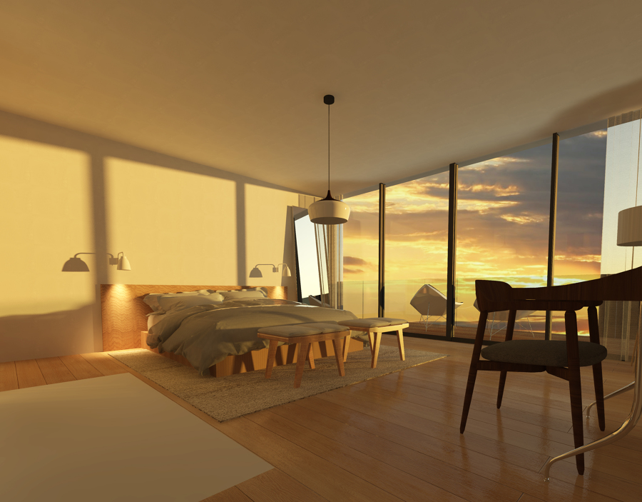 DORMITORIO AL AMANECER