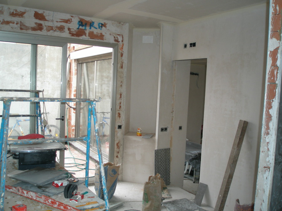 dormitorio con techo 