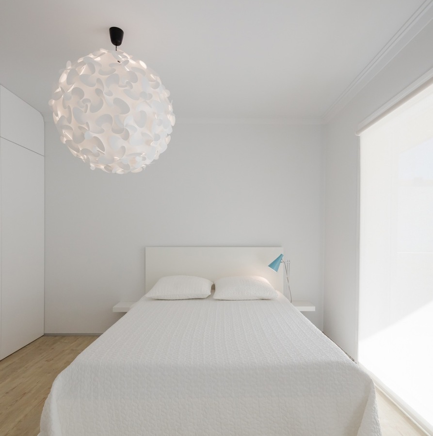 Dormitorio puro blanco 