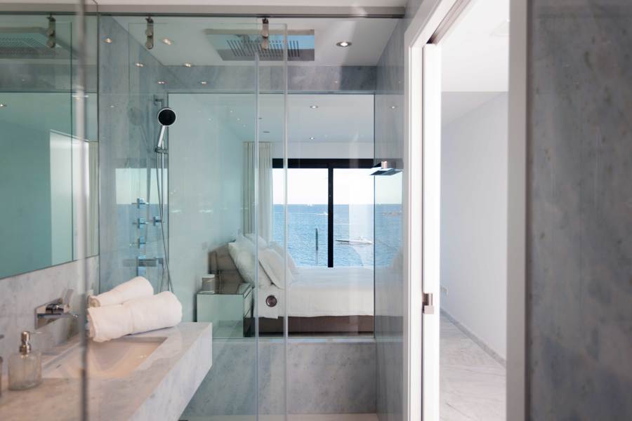Ducha con vistas