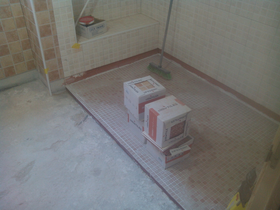 Ducha de obra