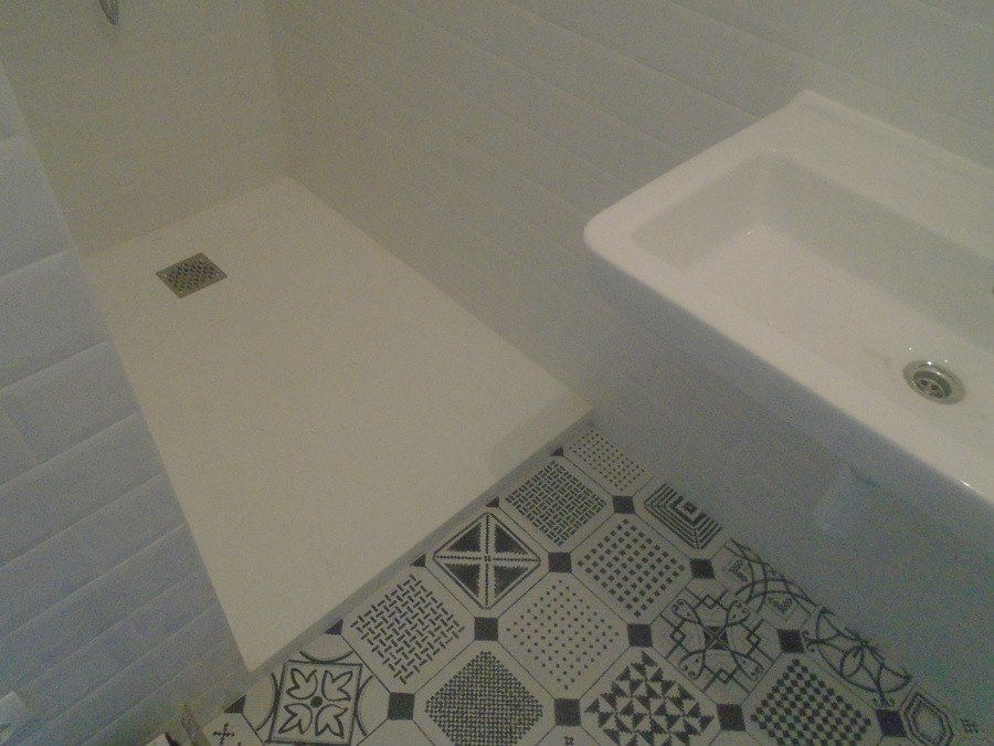 Ducha de resina