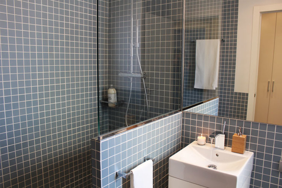 Ducha y lavabo
