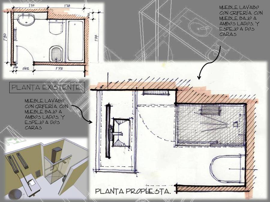 EJEMPLO DE TRABAJO DE REFORMA EN BAÑO