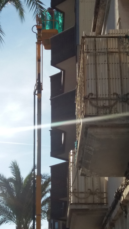 El sol nos acompaña en nuestro trabajo