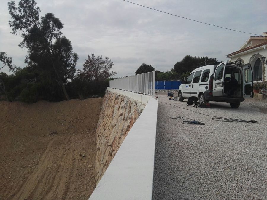 Empezamos con la valla de seguridad