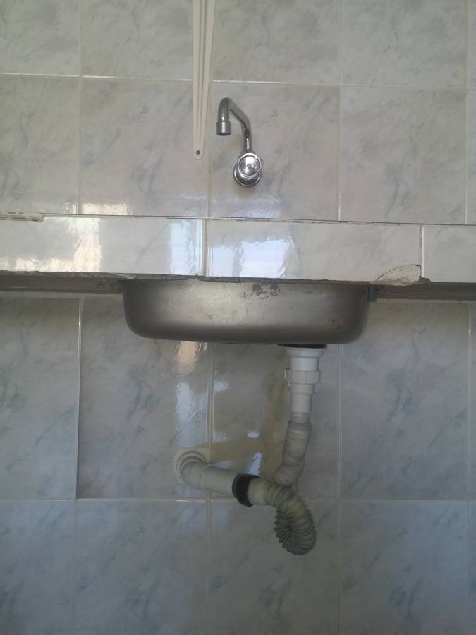 Encimera antigua existente.