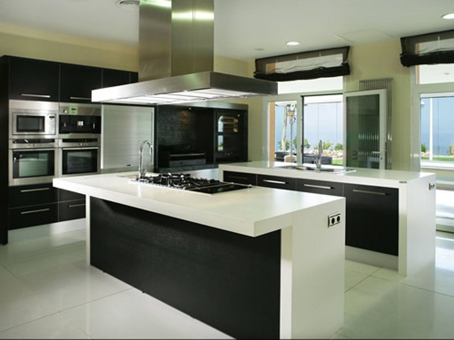 Decoración cocinas: combina acertadamente los armarios y encimeras ...