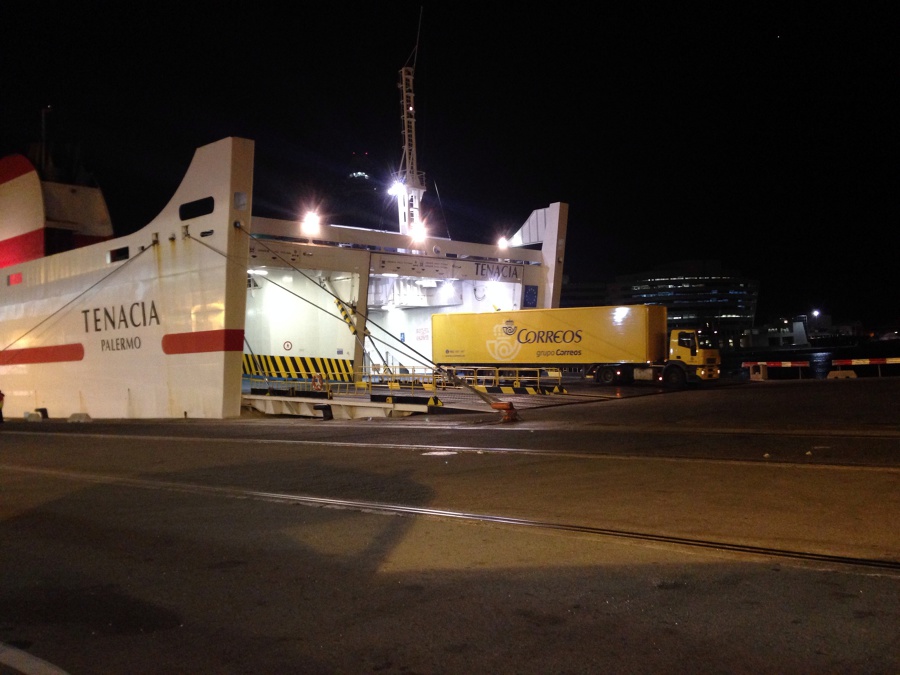 Entrada del barco