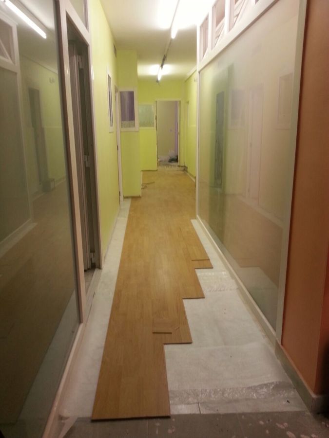 entrada en obras