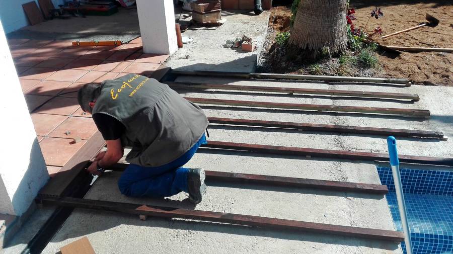 entregas a césped y porche