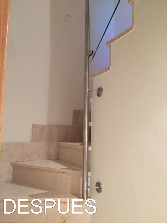 Escalera después