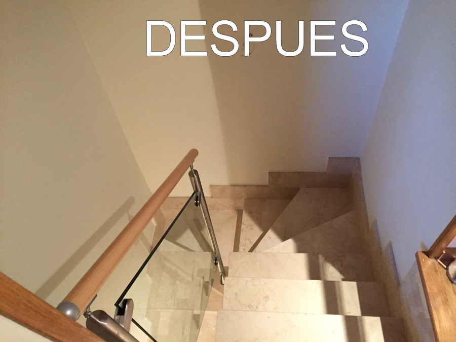 Escalera después