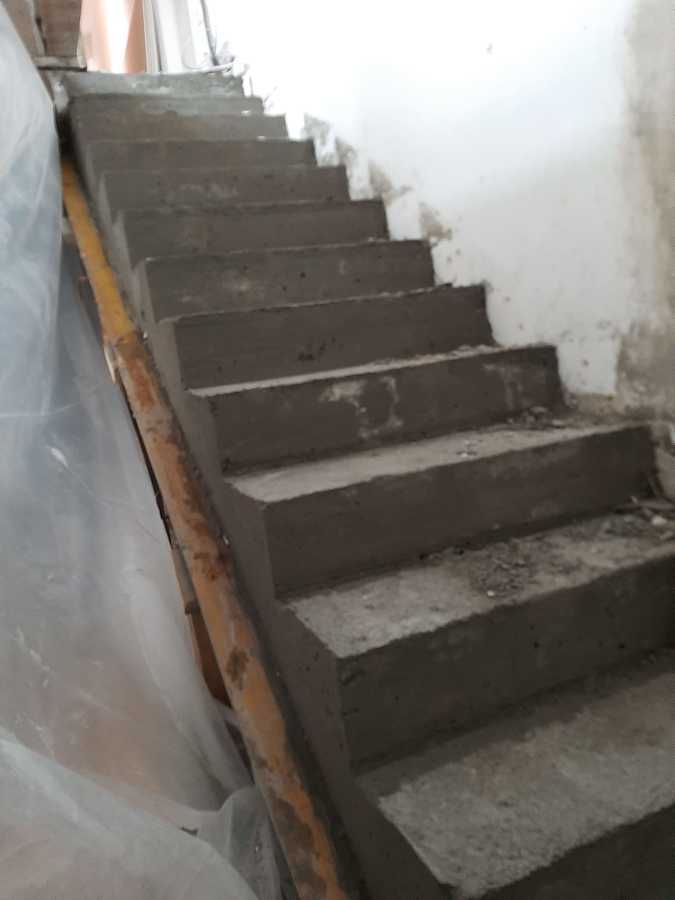 Escalera hormigón forjado in situ
