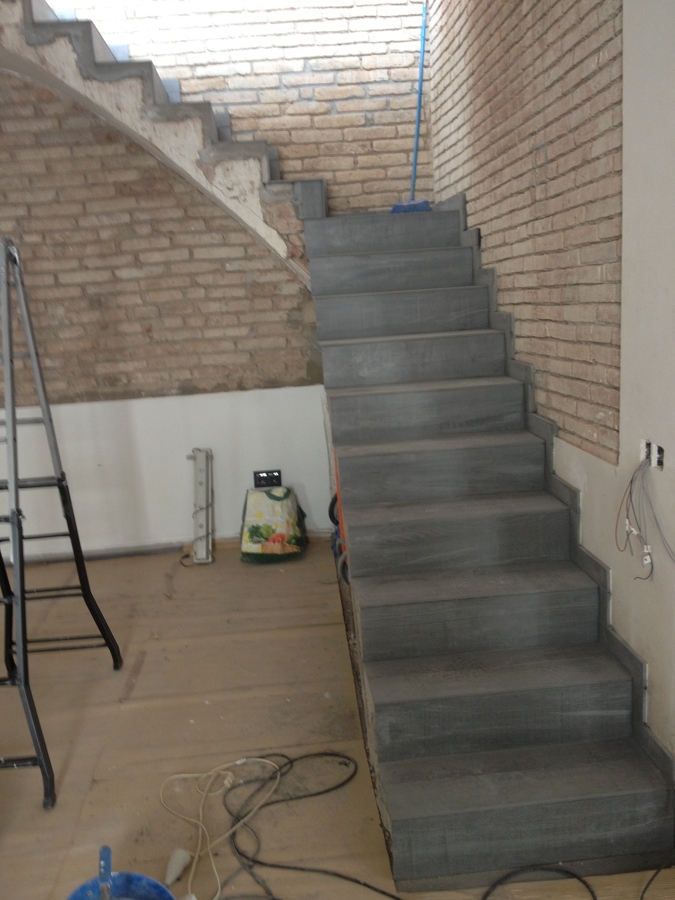 Escalera terminada.