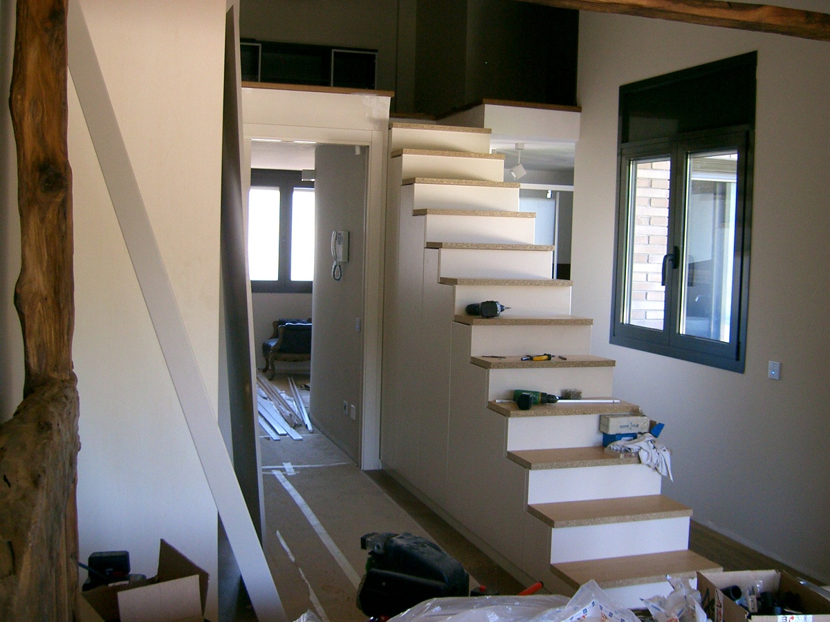 Escalera.