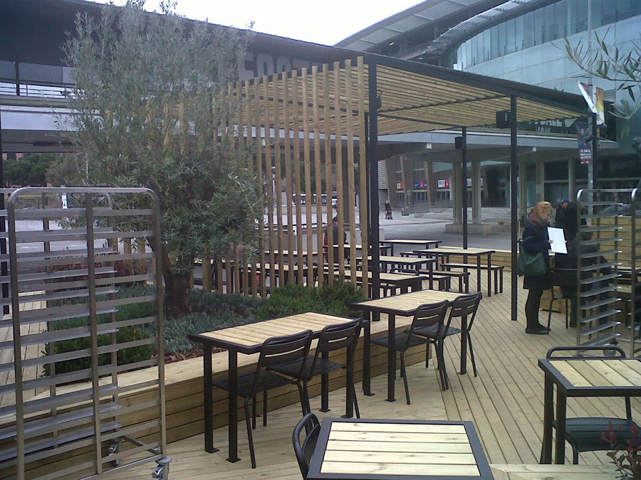 Esmaltado de estructuras en cerveceria Camp Nou