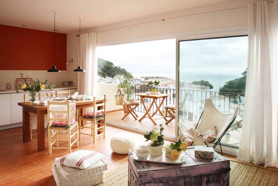 Foto: espacio diáfano: sala de estar comedor cocina de marta ... Estilos de salas comedor y cocina